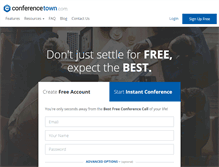 Tablet Screenshot of conferencetown.com
